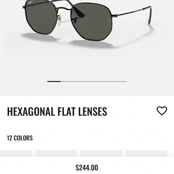 RayBan Hexagonal Flat Lenses